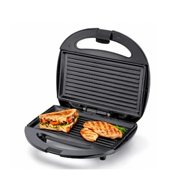 Sandwich Toasters, Panini Presses Non-Stick Plates electric Grill Muffin Maker