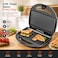 Sandwich Toasters, Panini Presses Non-Stick Plates electric Grill Muffin Maker