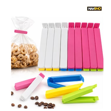Colorful Bag Clips Set (30Pieces) &ndash; Strong Plastic Food Sealing Clips for Snacks, Chips &amp; Storage Bags