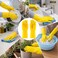 Pack of 5 - Household Cleaning Gloves Dish Washing Kitchen Glove Long Sleeves Thick Latex Glove Working Painting Gardening Gloves (Medium)