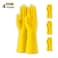 Pack of 4 - Household Cleaning Gloves Dish Washing Kitchen Glove Long Sleeves Thick Latex Glove Working Painting Gardening Gloves (Large)