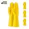 Pack of 4 - Household Cleaning Gloves Dish Washing Kitchen Glove Long Sleeves Thick Latex Glove Working Painting Gardening Gloves (XLarge)