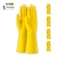 Pack of 5 - Household Cleaning Gloves Dish Washing Kitchen Glove Long Sleeves Thick Latex Glove Working Painting Gardening Gloves (XLarge)