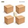Shipping Carton Box 45x45x45 cm, 5 Ply, Heavy Duty, Strong Packaging Boxes for Moving, Storage, Shipping, Cardboard (4 Box, 1 tape)