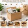 Shipping Carton Box 55x55cm, 5 Ply, Heavy Duty, Strong Packaging Boxes for Moving, Storage, Shipping, Cardboard (1 box, 1 Stretch Wrap)