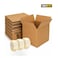 Shipping Carton Box 55x55cm, 5 Ply, Heavy Duty, Strong Packaging Boxes for Moving, Storage, Shipping, Cardboard (pack of 5, 3 tapes)
