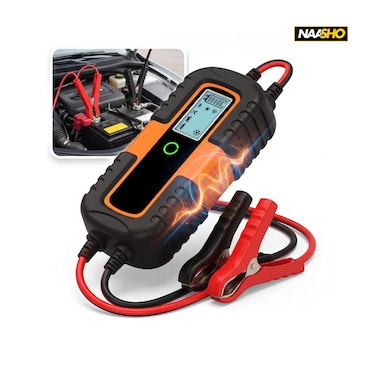 Super Capacitor Car Jump Starter 6AMP (6-12v) utomatic Smart Battery Charger, Maintainer, and Pulse Repair Desulfator for Car, Motorcycle, and ATV Batteries