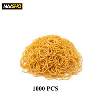 1000 قطعة من الأربطة المطاطية - أربطة مطاطية قوية ومرنة للاستخدام المكتبي والمنزلي - أربطة مطاطية طبيعية متينة للمكاتب والمدارس والتغليف وربط النقود