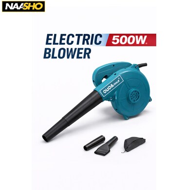 منفاخ هواء قوي لتنظيف الكمبيوتر والسيارة والجراج والمنزل - منفاخ هواء كهربائي عالي السرعة مزود بفوهة