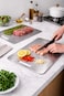 Stainless Steel Cutting Board  &ndash; Heavy-Duty Metal Chopping Boards with Handle, Hygienic &amp; Easy to Clean