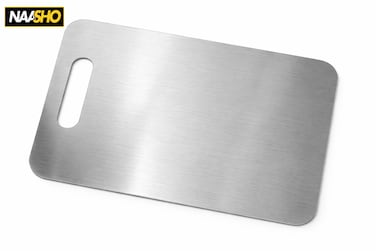 Stainless Steel Cutting Board  &ndash; Heavy-Duty Metal Chopping Boards with Handle, Hygienic &amp; Easy to Clean