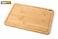 لوح تقطيع من الخيزران 24×34 سم - لوح تقطيع خشبي مفرد بمقبض، لوح تحضير متين للمطبخ
