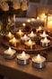 LED Tea Light Candles Set &ndash; 12 PCS , Flameless Decorative Tea Lights for Home &amp; Events