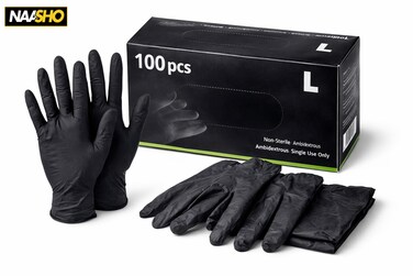 • عبوة اقتصادية تحتوي على 100 قفاز - تتضمن 100 قفاز عالي الجودة للاستخدام مرة واحدة، مثالية للاستخدام المنزلي والمهني والتجاري.

• مقاس مريح ومرن - قفازات بمقاس كبير (L) مصممة لتوفير ملاءمة محكمة ومريحة مع مرونة فائقة.

• استخدامات متعددة - مثالية للتنظيف، والتعامل مع الطعام، وأعمال المطبخ، والصالونات، وورش العمل، والاستخدامات الطبية، وغيرها.

• متينة ومقاومة للتمزق - مادة قوية توفر حماية موثوقة ضد الأوساخ والشحوم والسوائل.