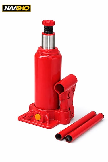 رافعة هيدروليكية بسعة 4 أطنان - رافعة سيارات شديدة التحمل، نطاق ارتفاع من 195 مم إلى 380 مم، أداة رفع يدوية