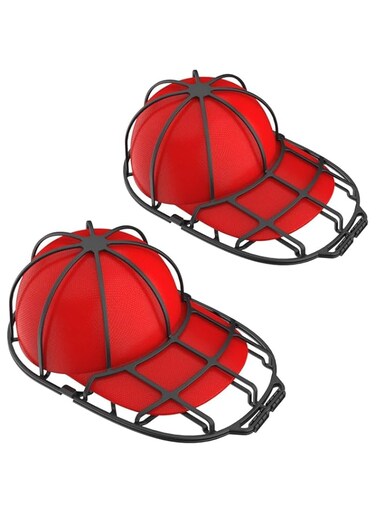 Dailychic 2-Pack Hat Washer for Dishwasher,Baseball Cap Washing Frame Cage Fit Adult/Kid's For Washing Machine, Perfect Baseball Hat Protector/Holder/Cleaner Storage Organizer Rack