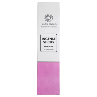 INCENSE STICKS - 20 STICKS - POWDERY