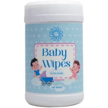 Baby Wipes - SCENTLESS - 100 PCS