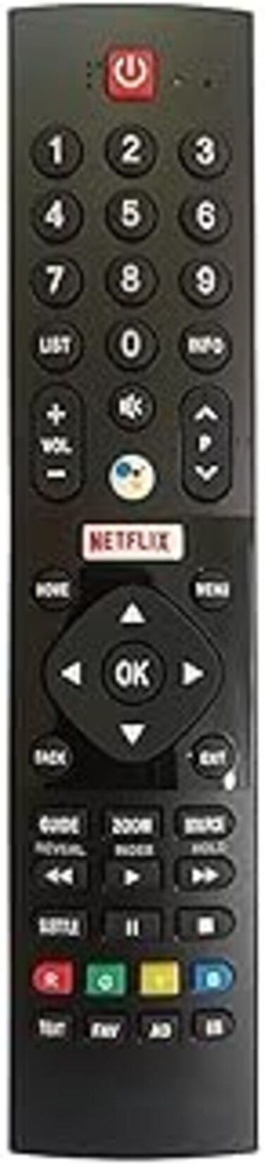 New Replacement Remote Control, Remote Control Fit, Universal Remote Control Compatible with,Android 4K LED TV.