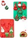 Silicone Mold for Baking 2 Pack, 3D Christmas Gnome Candy Chocolate Molds Holiday Mini Pie Mould with Christmas Bell Shape for Mini Cakes, Handmade Soap, Chocolate, Jello, Candy and Candles