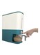 Rice Dispenser With Measuring Cup Blue/White 12kg