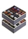 NALACAL Sock Drawer Organizer, Foldable Underwear Organizer for Clothing, Fabric Foldable Dresser Grids Wardrobe Storage Bedroom Closet Storage Boxes for Storing Socks, Underwear, Ties, Grey(2 Pack)