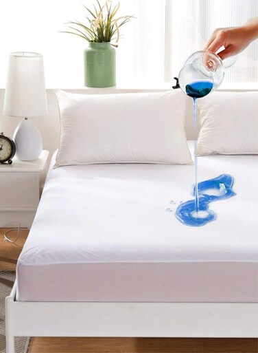 Water Proof Mattress Protector - 100% Cotton - Made in Saudi