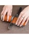 Knife Sharpener, Magnetic Roller Sharpening System for Kitchen Knives, Provides 20 Degree Angle, Manual Knife Sharpening Tool for Straight Edge Blades 2025