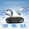 Real-Time AI Translator Earbuds &ndash; 145 Languages   Bluetooth 5.4   50H Battery   IP68 Waterproof (BEIGE)