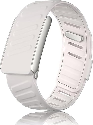 Silicone Wristband Compatible with Whoop 5.0 Band, Comfort Durable Soft Adjustable Silicone Sports Loop Strap for Men &amp; Women, with U Shapped Connector  Starlight-One / Peak