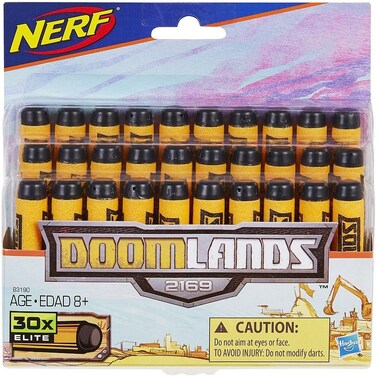 عبوة إعادة تعبئة NERF الرسمية Doomlands 2169 تحتوي على 30 سهمًا