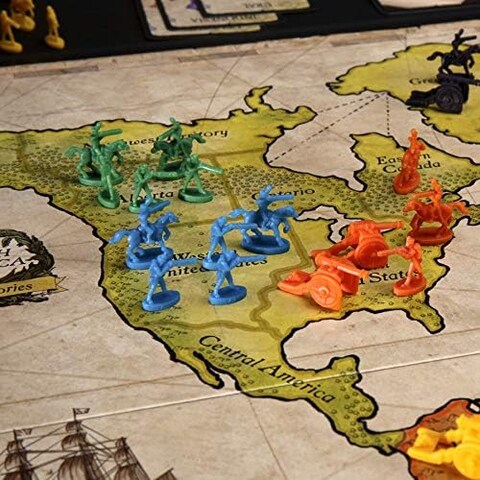 HASBRO GAMING Risk Board Game B7404000 &ndash; Ultimate Strategy Conquest Game with 300 Army Figures, 12 Secret Missions, 4 Game Modes &ndash; Family Game Night for Teens &amp; Adults - Ages 10+