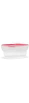 KLEEZ Plastic Food Storage Boxes, Meal Prep Containers, Integrated Silicone-Lining, Airtight, Reusable, Stackable, BPA-Free. Microwave, Freezer, Dishwasher safe. Perfect for Kitchen. Pink, 1300ml