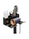 Little World Hair Dryer Holder - Bathroom Organizer Hair Dryer Holder Wall Mounted Hair Styling Tools Organizer Hair Dryer Dolder Cabinet Door Blow Rack for Hair Dryer Stand with Plug Hook Black