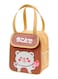Tote Insulated Lunch Bag Brown 21x13x24cm
