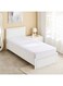 Box Ivy Slumber Petals Single Microfibre Fitted Sheet - 90x200+25 cm