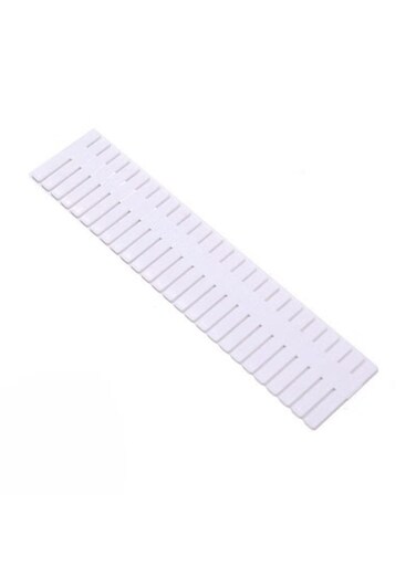 Drawer Organizer Partition Board &acirc;&euro;&ldquo; 47&Atilde;&mdash;7 cm Adjustable Divider Grid (4-Pack, White)