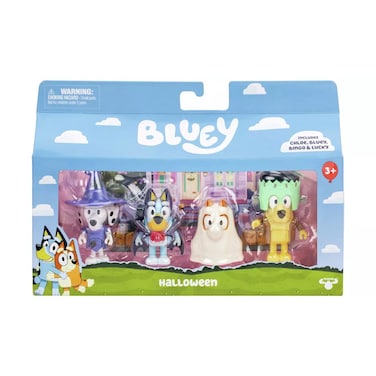 مجموعة شخصيات حفلة تنكرية للهالوين من بلووي (7.62 سم، عبوة من 4 قطع)