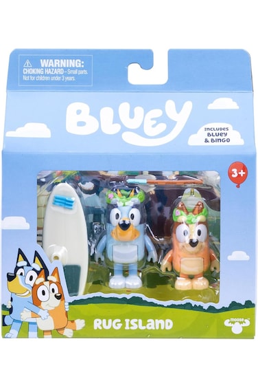 Bluey S14 Figure 2-Pack Rug Island
