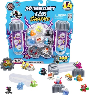 Moose Toys Mrbeast Lab Swarms S3 Mega Lab 14 Pack (Random 1 Piece)