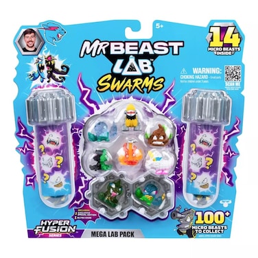 Moose Toys Mrbeast Lab Swarms S3 Mega Lab 14 Pack (Random 1 Piece)