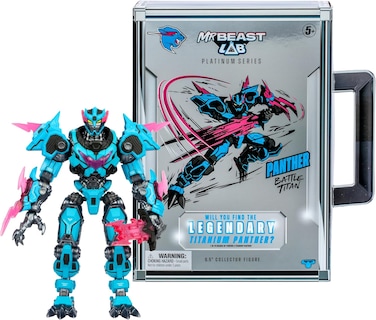 Moose Ultimate MrBeast Lab Platinum Series Panther Collector Figure