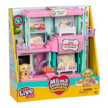 Little Live Pets Mama Surprise Families Baby Care Clinic Playset (24.6 cm)