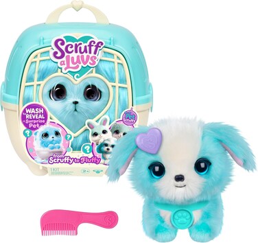 لعبة Moose Toys Scruff A Luvs Pet، عبوة واحدة، لون أزرق