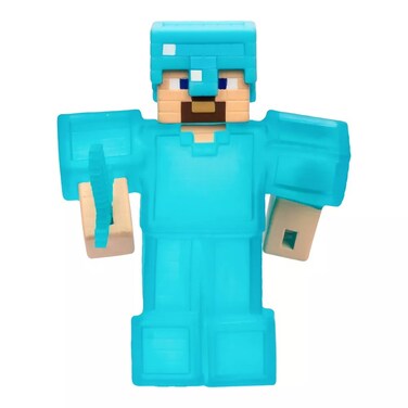 مجسم ستيف من لعبة ماينكرافت من سلسلة أبطال غو جيت زو من إنتاج شركة موس تويز