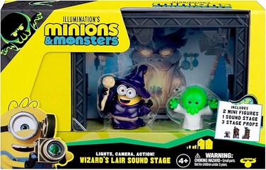 Minions &amp; Monsters Illumination's: Wizard's Lair Sound Stage Playset