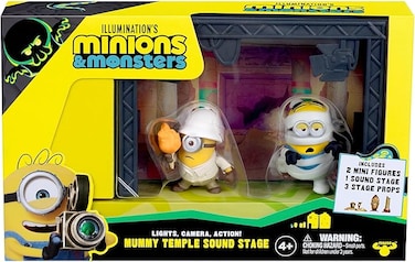 Illumination's Minions &amp; Monsters Mummy Temple Sound Stage 2-Pack Toy set