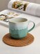 And Twine Seafoam Green Ceramic Jumbo Mug Set of 4