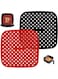 ELECDON Reusable Air Fryer Liners, 2-Pack Air Fryer Accessories For NINJA, INSTANT VORTEX, MORE, 100% Silicone Replacement of Parchment Paper Liners, Round, Silicone Baking Tray Pots