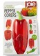 2-in-1 Pepper Corer Set Bell Pepper &amp; jalape&Atilde;&plusmn;o Corer Tool with Storage Base, Serrated Edge Vegetable Deseeder, Easy Core Remover Kitchen Gadget for Stuffed Peppers Prep